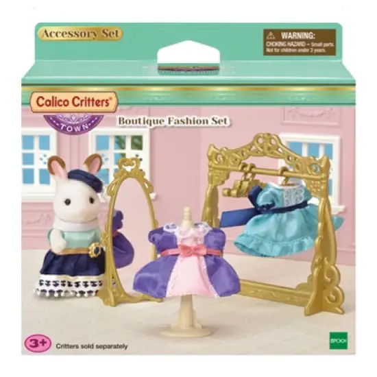 Calico Critters Town Series Boutique Fashion Set, Dollhouse Playset with Fashion Accessories image {4}