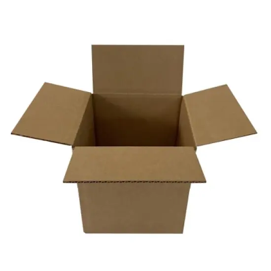 UOFFICE Pack of 25 Corrugated Boxes 5" x 5" x 5" Cube Shipping Boxes image {10}