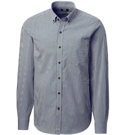 Cutter & Buck Mens Anchor Gingham Tailored Fit image {7}
