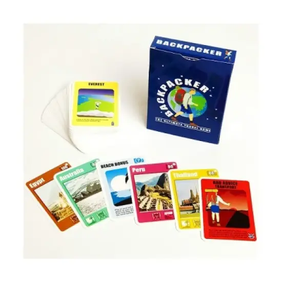 Backpacker - The Ultimate Travel Game Board Game image {1}