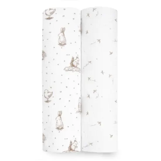 aden + anais Essentials Silky Soft Swaddle Blanket - 2pk image {4}