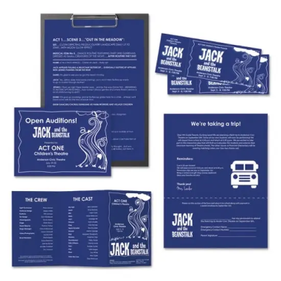 Astrobrights Color Paper, 24 lb Bond Weight, 8.5 x 11, Blast-Off Blue, 500/Ream image {3}