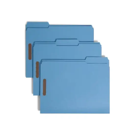 Smead Fastener File Folder, 2 Fasteners, Reinforced 1/3-Cut Tab, Letter Size, 50 per Box image {8}