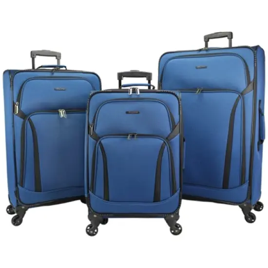 Dejuno Oslo 3-Piece Lightweight Expandable Spinner Luggage Set image {9}