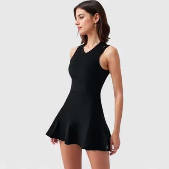 Anna-Kaci Women's Racerback Flowy Athletic Dress image {2}