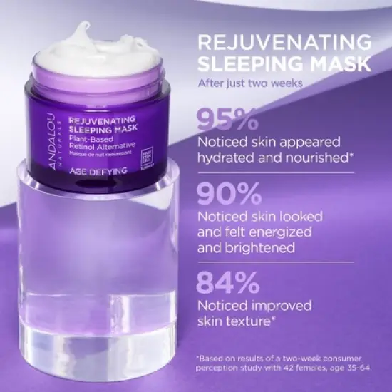 Andalou Naturals Age Defying Rejuvenating Sleeping Mask - 1.7 fl oz image {4}