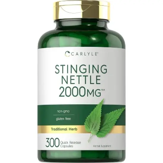 Carlyle Stinging Nettle Leaf Extract 2000mg | 300 Capsules image {7}