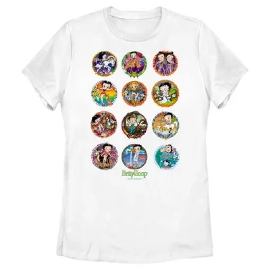 Women's Betty Boop Zodiac Signs T-Shirt image {3}