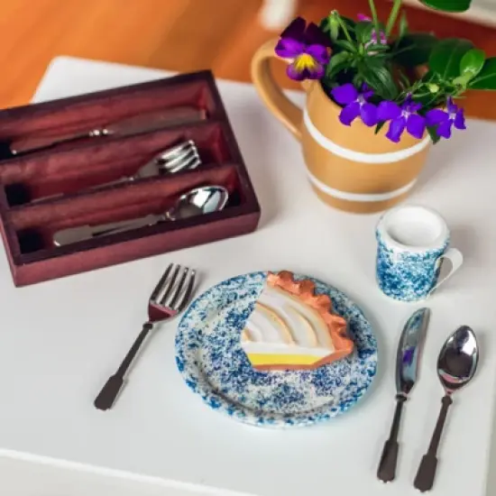 The Queen's Treasures 18 Inch Doll 13 Piece Utensil Set and Wooden Holder image {2}