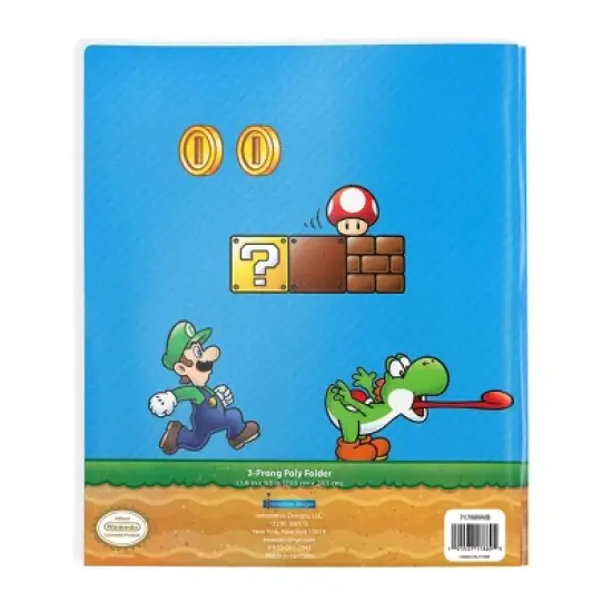 Mario Poly Prong File Folder, School Supplies image {1}