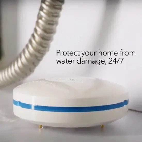 Wasserstein Smart Water Leak Detector with App Notifications and 100dB Sound Alarm - Protects Your Home from Leaks and Water Damage (3-Pack) image {2}