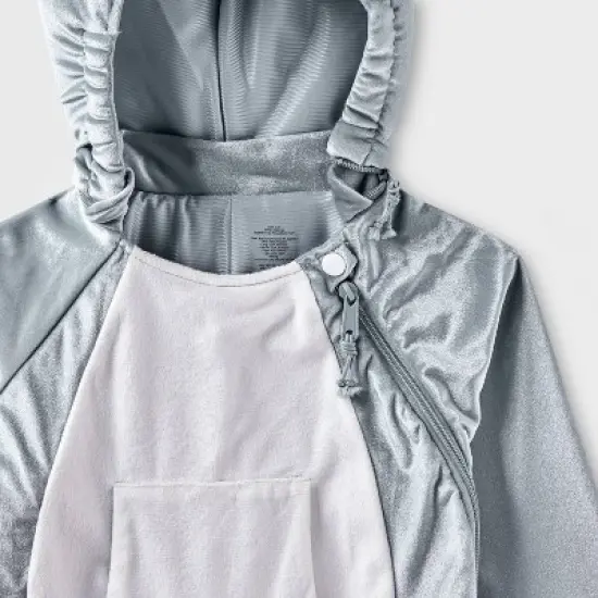 Toddler Shark Adaptive Halloween Costume Jumpsuit - Hyde and EEK! Boutique&trade; Gray image {3}