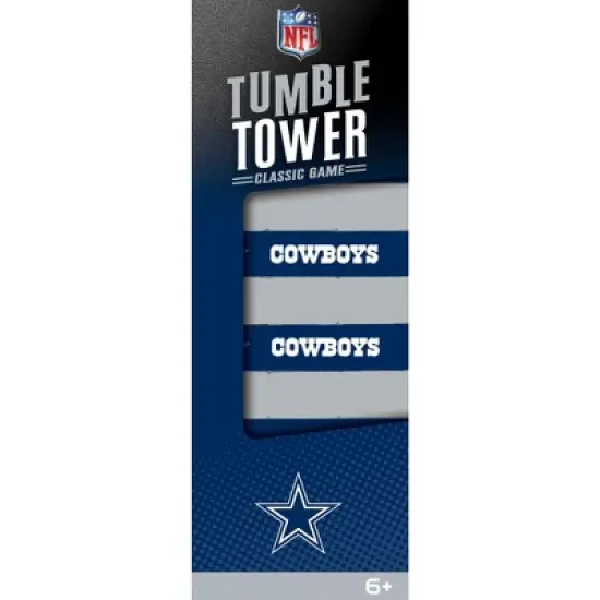 MasterPieces Real Wood Block Tumble Towers - NFL Dallas Cowboys image {1}