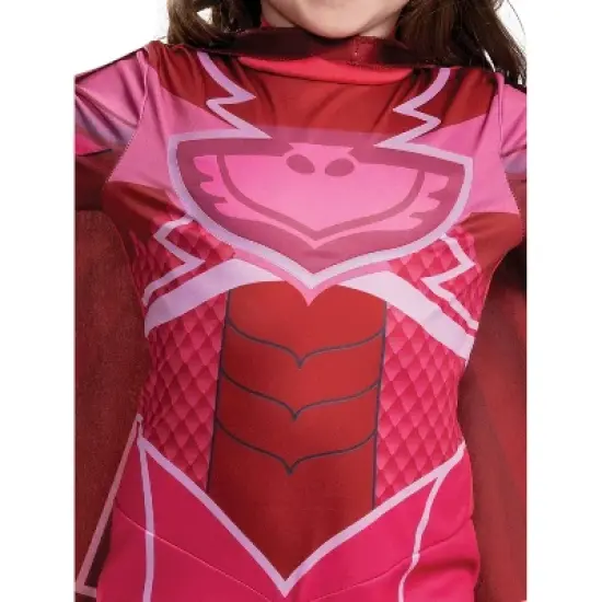 Toddler PJ Masks Owlette Classic Halloween Costume Jumpsuit with Headpiece 3-4T image {4}