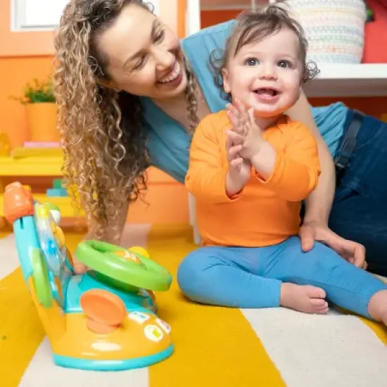 Bright Starts Lights & Colors Driver Steering Wheel Baby Toy image {5}