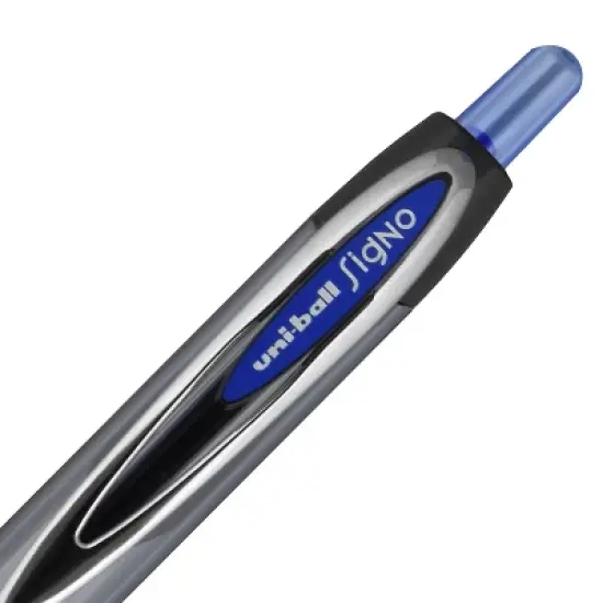 uni-ball uniball 207 Retractable Gel Pens Bold Point 1.0mm Blue Ink Dozen (1790896) image {4}