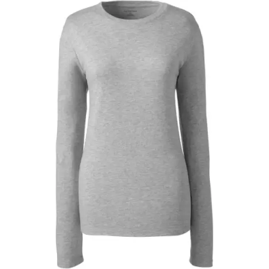 Lands' End School Uniform Women's Long Sleeve Essential T-shirt image {8}
