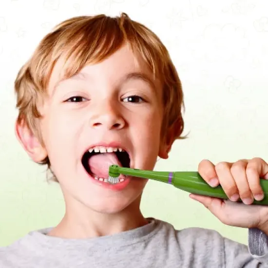 Brusheez Snappy the Croc Children's Electronic Kids Toothbrush Set image {2}