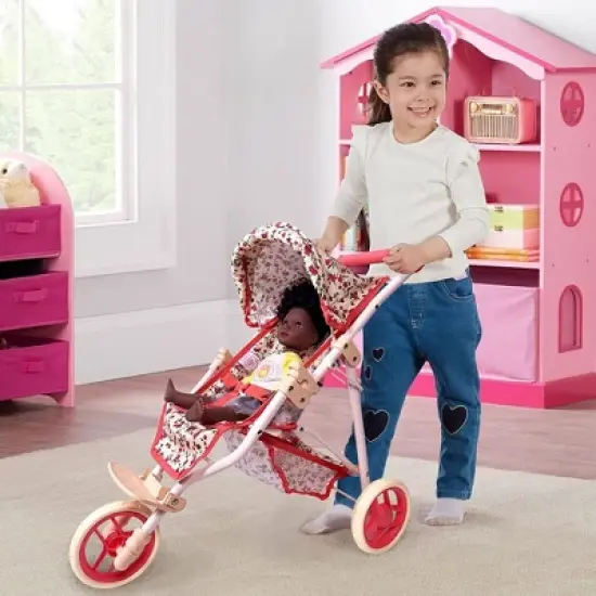 The New York Doll Collection Baby Doll Stroller - Jogging Toy Stroller image {1}