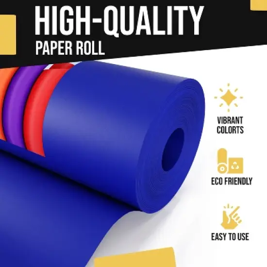 Exquisite Colored Kraft Paper Roll 17.5 In x 110 Ft Kraft Wrapping Paper Craft Paper Shipping Paper Kraft Paper Roll Gift Wrap image {4}