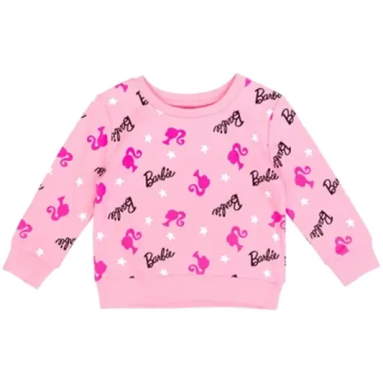 Barbie Girls French Terry Sweatshirt Toddler image {5}