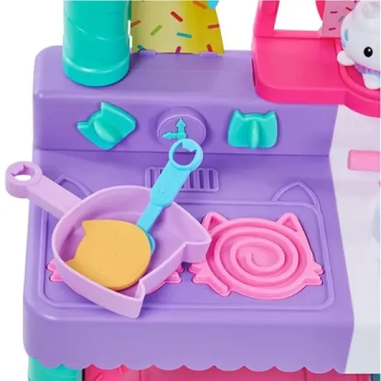 Gabby&rsquo;s Dollhouse, Cakey Kitchen Set for Kids with Play Kitchen Accessories, Play Food, Sounds, Music and Kids Toys for Girls and Boys Ages 3 and Up image {5}