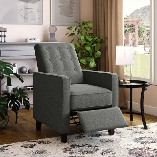 Nya Button Tufted Pushback Accent Chair - ProLounger image {3}