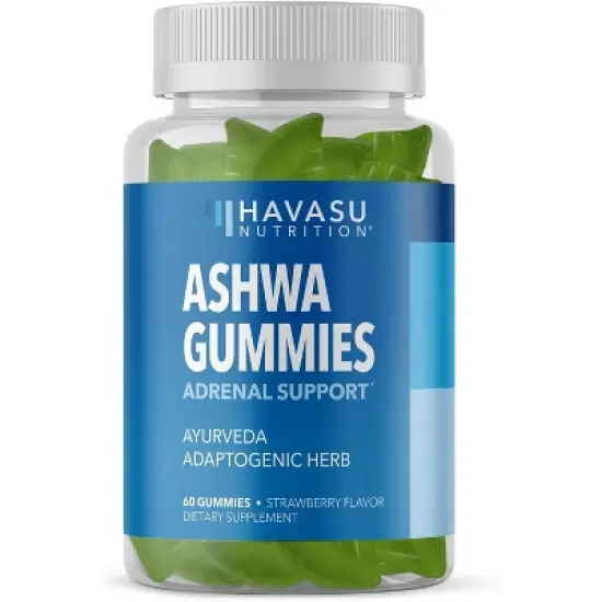 Ashwagandha Gummies, Strawberry, Havasu Nutrition, 60ct image {5}
