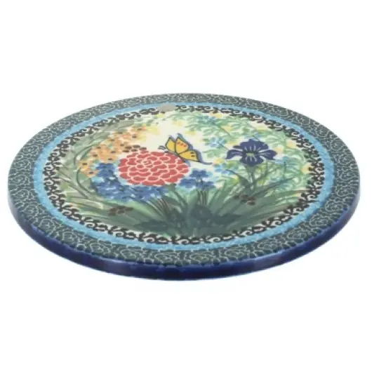Blue Rose Polish Pottery 413-Trivet image {14}