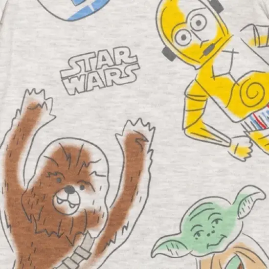 Star Wars Chewbacca R2-D2 C-3PO droids Romper and Sunhat Chewbacca, R2-D2, C-3Po, Yoda  image {2}