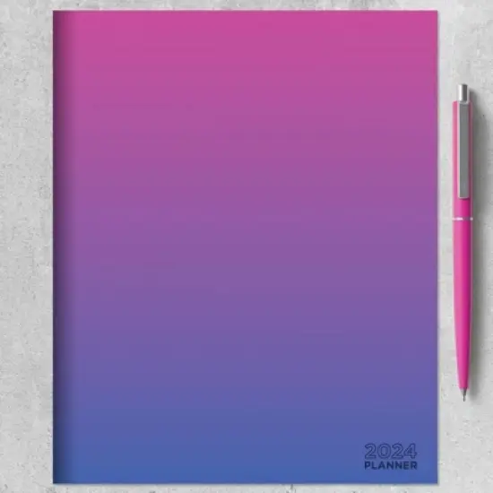 TF Publishing 2024 Monthly Planner 8"x6.5" Pink Periwinkle image {3}