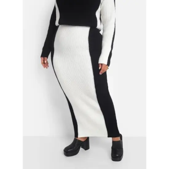 Rebdolls Women's Bernadette Knit Maxi Bodycon Skirt image {3}