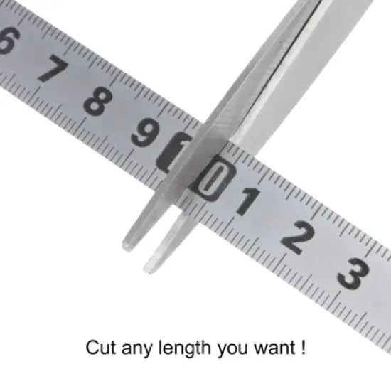 Unique Bargains Steel Metric Left to Right Read Self Adhesive Workbench Tape Measure image {4}