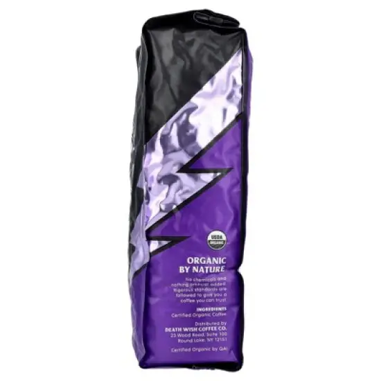 Death Wish Coffee, Dark, Whole Bean Espresso Roast 14 oz image {1}