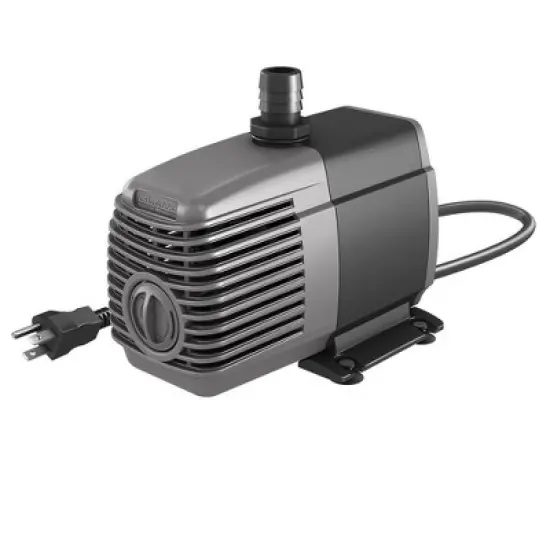 Active Aqua  AAPW550 Oil-Free 550 GPH Submersible Pond Water Pump for Hydroponic System and 0.75-Inch ID Black 25-Foot Vinyl Irrigation Tubing image {1}