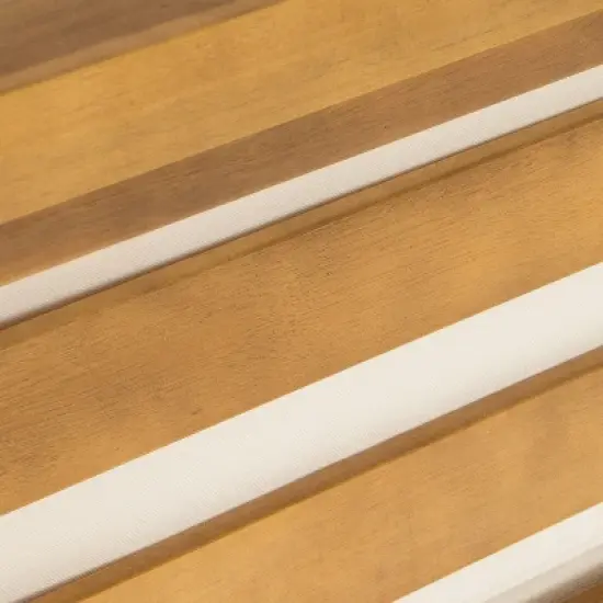 Christopher Knight Home Oana Outdoor Acacia Wood Right Arm Loveseat and Coffee Table Set with Cushion image {7}