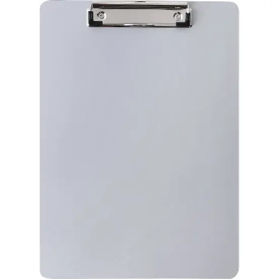 Business Source Clipboard 1/2" Safety Clip Plastic 12-2/5"x8-9/10"x1/10" SR 49265 image {1}