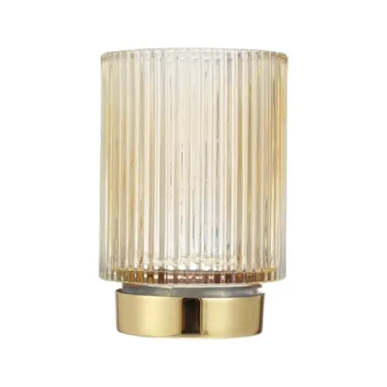 Unique Bargains Glass Cosmetic Makeup Brush Holder 1 Pc image {8}