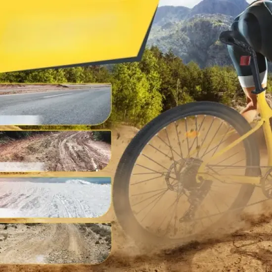 INFURNIC Bicycles, 27.5 Inch Mountain Bike for Men Women Boys and Girls, 21-Speed Mountain Bike, Yellow, 68.5"*27.1"*40.55" image {4}