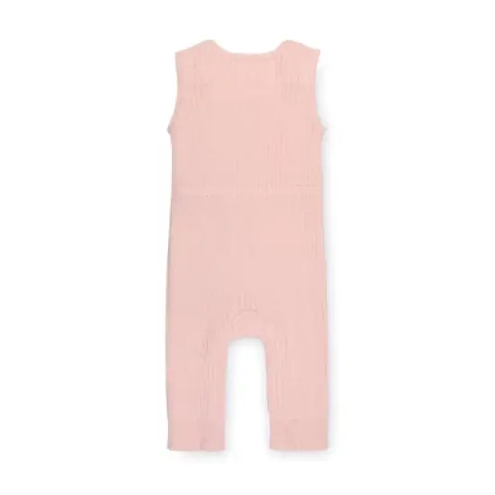 Hope & Henry Baby Organic Cotton Girls' Sleeveless Sweater Romper image {2}