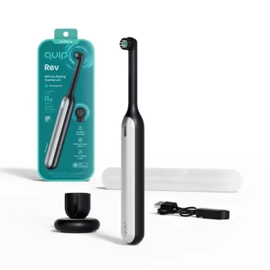 quip Rev Oscillating Rechargeable Electric Toothbrush + Travel Case image {20}