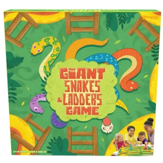 Pressman Giant Snakes & Ladders image {1}