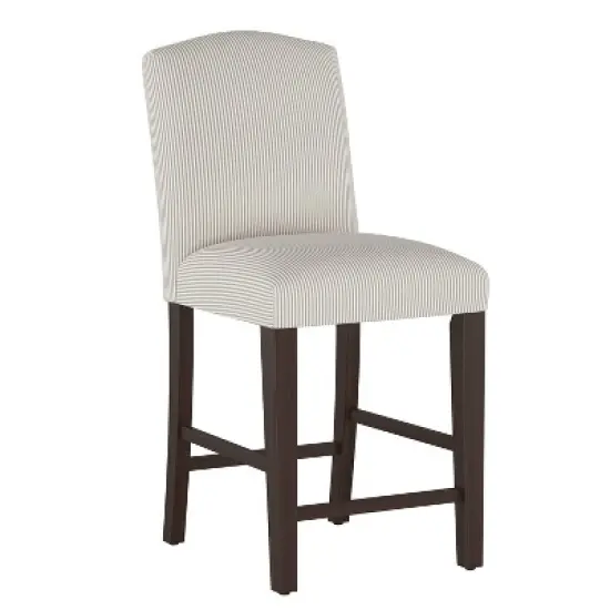 Alex Camel Back Counter Height Barstool in Velvet - Skyline Furniture image {9}