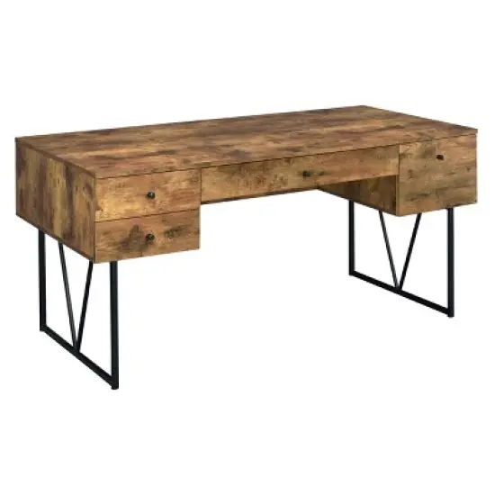 Analiese 4 Drawer Writing Desk - Coaster image {12}