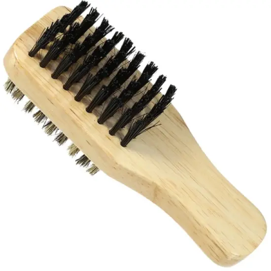Unique Bargains Men's Dual Side Beard Bristle Hair Brush 1 Pc image {8}