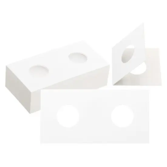 Unique Bargains Transparent Window Paper Coin Storage Organizing Protective Coin Holder 200 Pcs image {4}