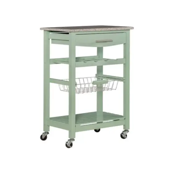 Roger Kitchen Island Granite Top - Linon image {11}