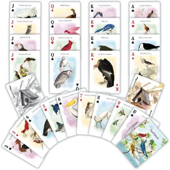MasterPieces Officially Licensed Audubon Playing Cards - 54 Card Deck for Adults image {2}