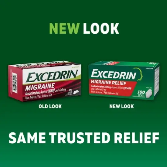 Excedrin Acetaminophen Migraine Caplets - 24ct image {3}