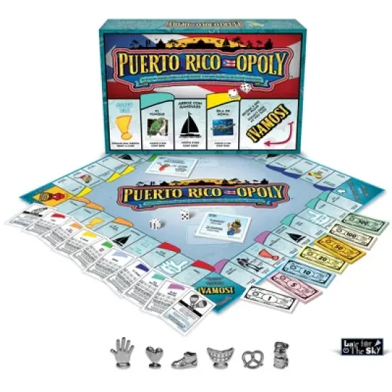 Late for the Sky: Puerto Rico-Opoly Monopoly Board Game image {1}